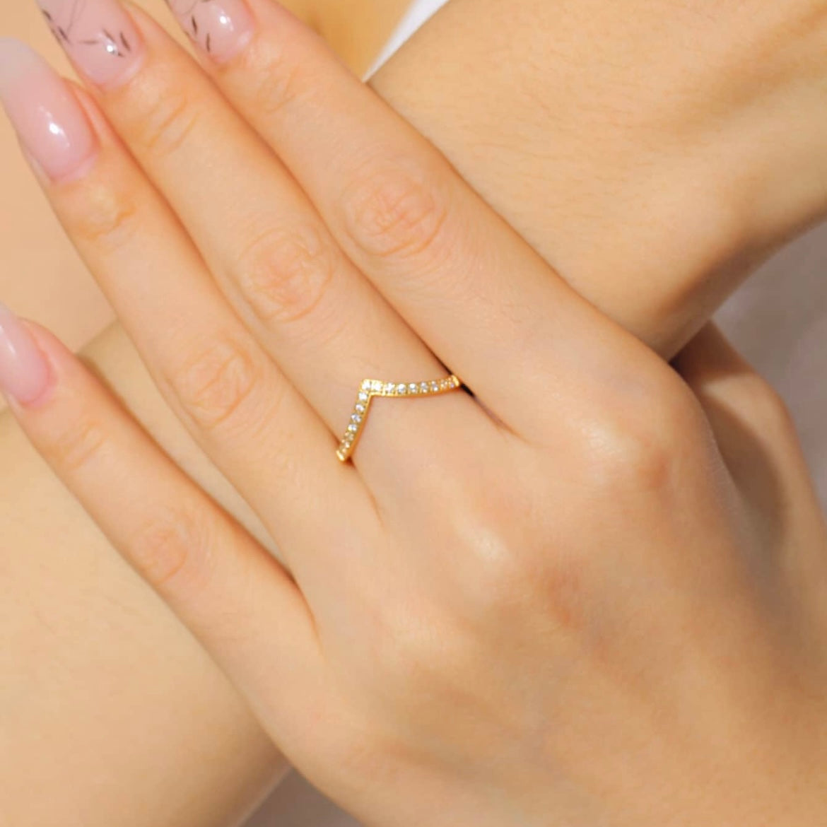 Eternity Crown Crystal Ring