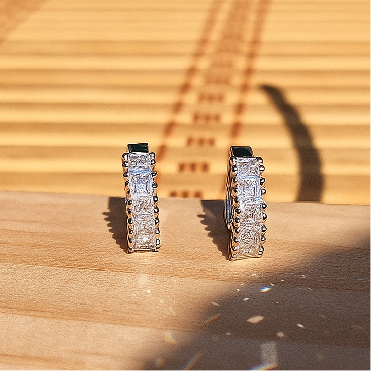 Crystal Hoop Earrings