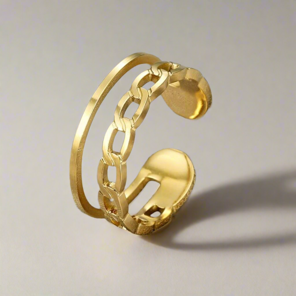 Adjustable Double-Band Chain Ring