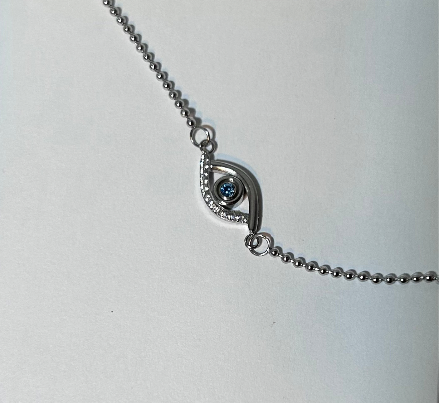 Blue Evil Eye Earrings