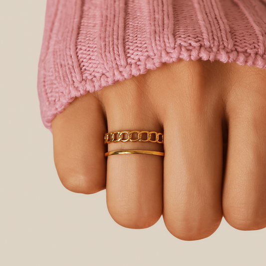 Adjustable Double-Band Chain Ring