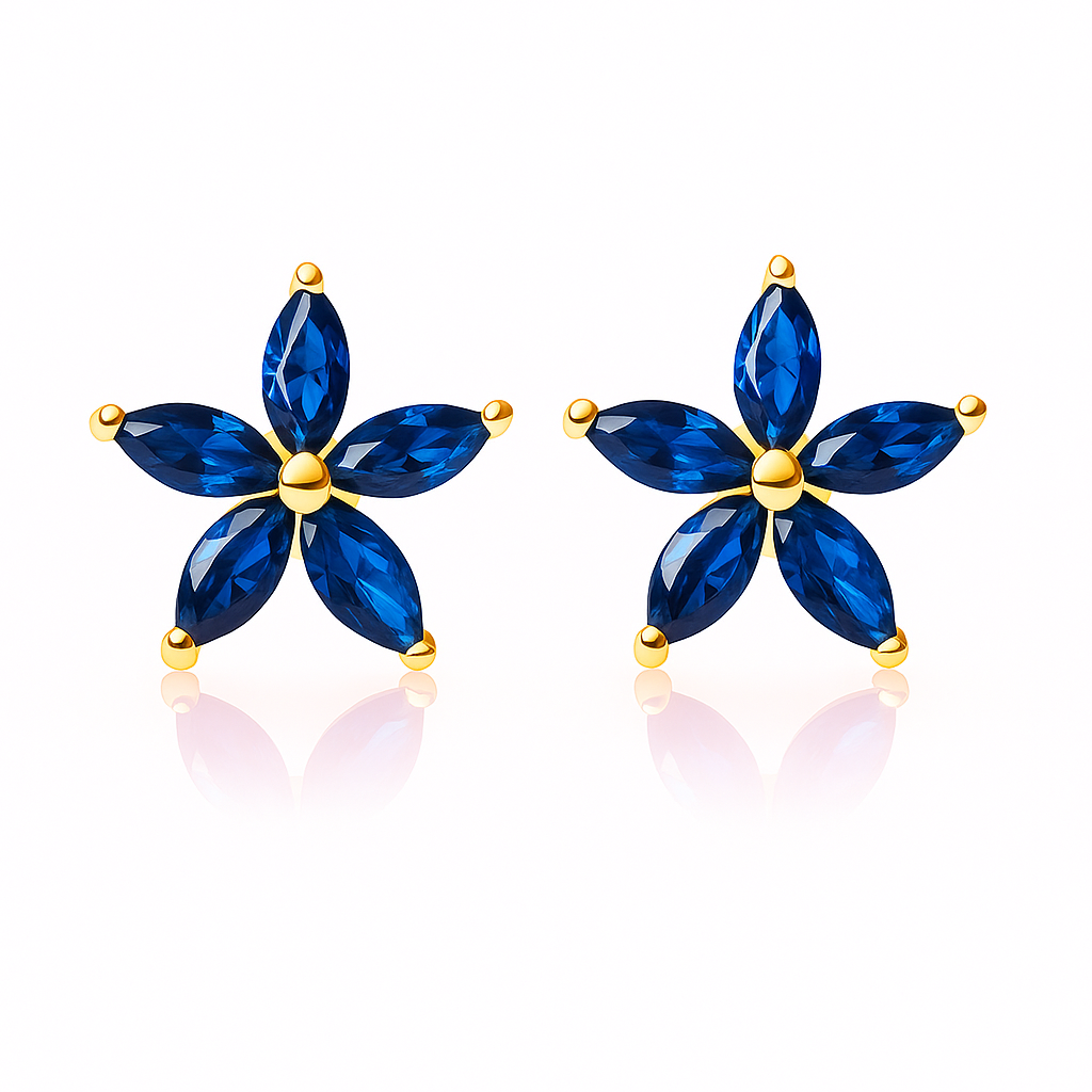 Sterling Silver Crystal Earrings