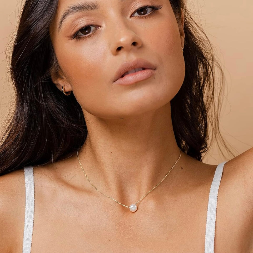 Single Pearl Necklace