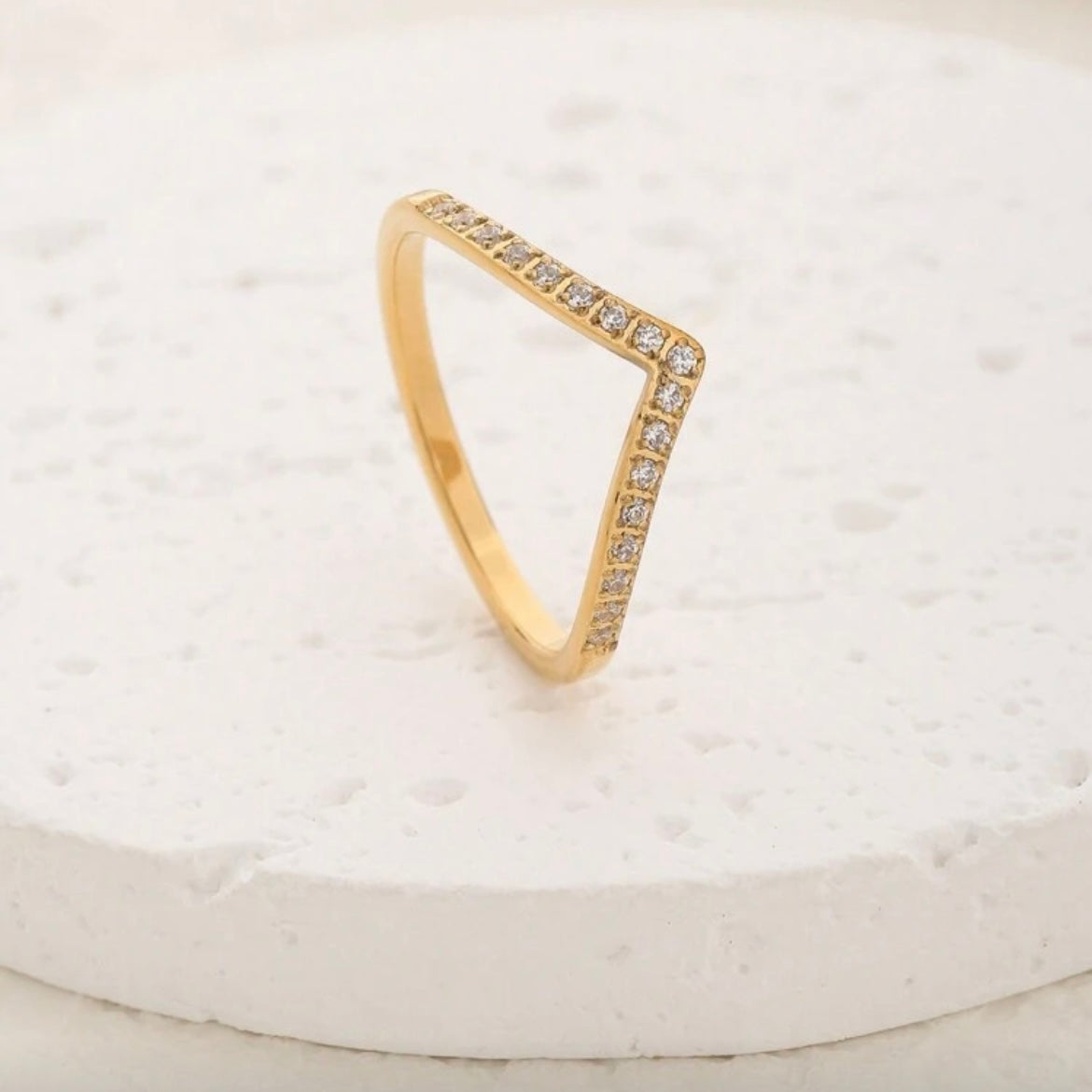 Eternity Crown Crystal Ring