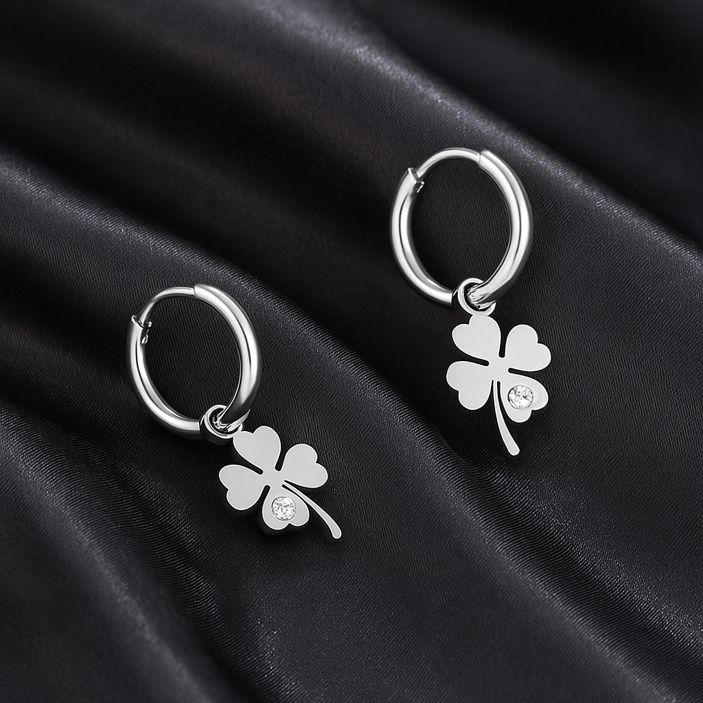 Four-Leaf Clover Earrings