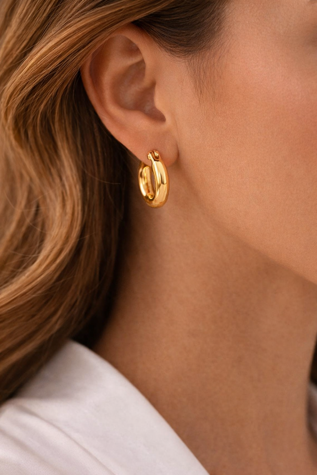 Lola Gold Hoop Earring