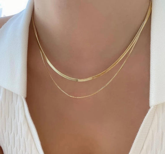 Gold Multi-Layered Necklaces