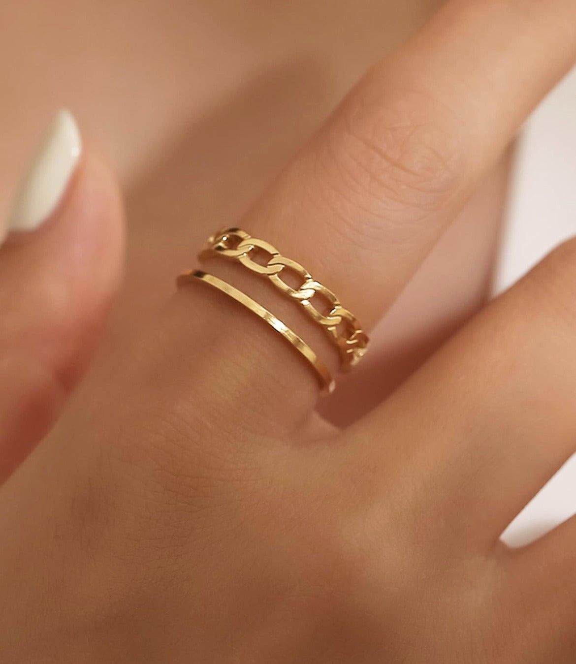 Adjustable Double-Band Chain Ring