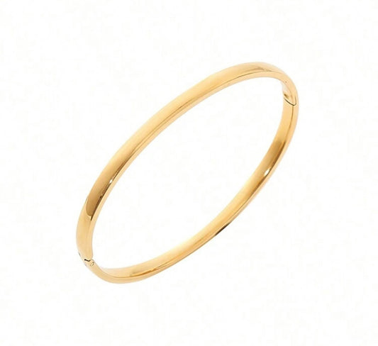 Smooth Gold Bangle